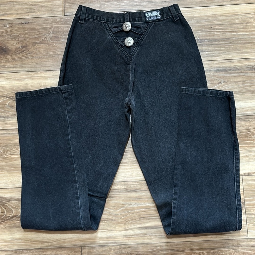 Western wear Roughrider by Circle T black jeans, size 7/8